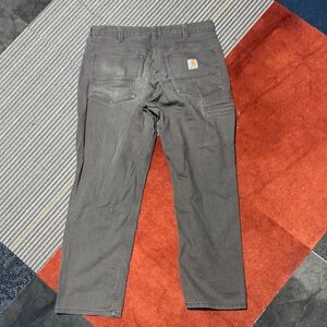 Well loved and lived Grey/ Brown Carhartt  Relaxed Fit Pants